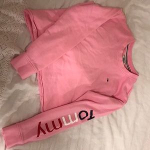 Tommy Hilfiger cropped top sweatshirt